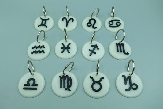 Zodiac Sign Keychains